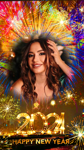 New Year Photo Frame 2024