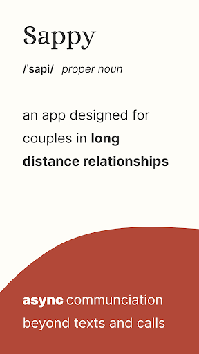 Android application Sappy - Long Distance Couple screenshort