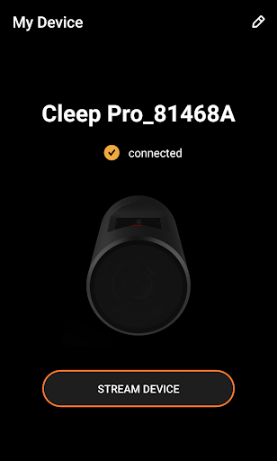 Android application Cleep Pro Camera screenshort