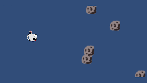 Android application flappy cup screenshort