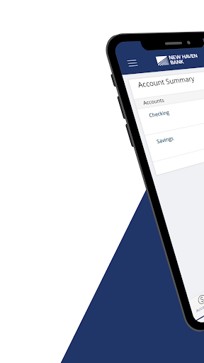 Android application New Haven Bank screenshort