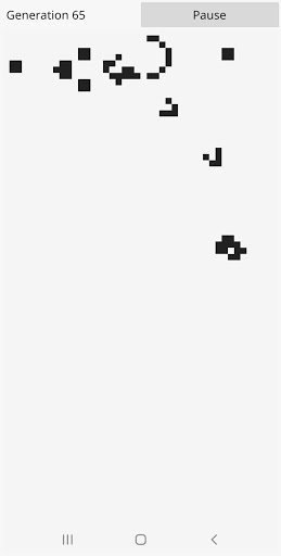 Android application Conway's Game of Life screenshort
