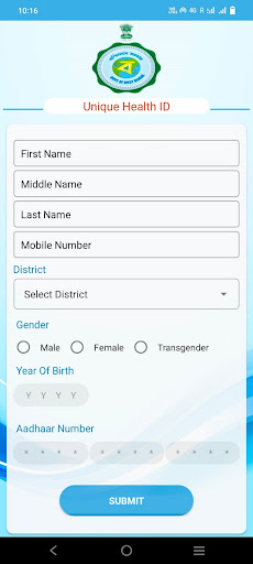 Android application UHID-WB screenshort