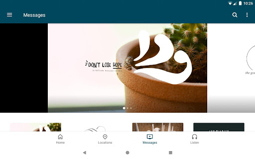 Screenshot of Hillside Christian Church