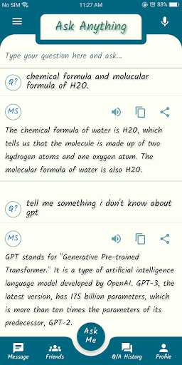 Android application Malai Sodhnus: Ask Anything screenshort