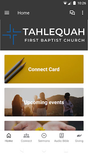 Android application First Baptist Church Tahlequah screenshort