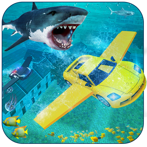 Underwater Flying Car Stunt