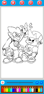 FNF Coloring Pages