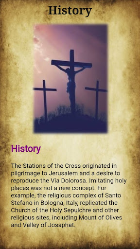Android application Way Of The Cross (Traditional) screenshort