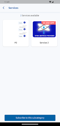 5TWA SERVICES PROVIDER Screen 2