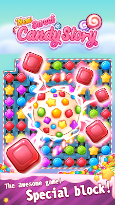 New Sweet Candy Story: Puzzle  - Screenshot 2