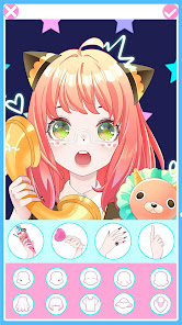 Captura de Pantalla 2 Doll Anime Avatar Maker Game android