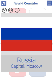 World Countries Flags Capitals Screenshot