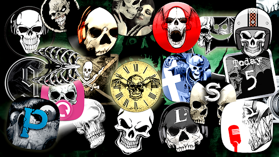 Skull theme Screenshot