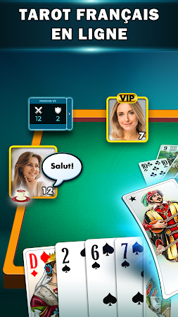 Game screenshot VIP Tarot - Jeu Tarot en ligne mod apk