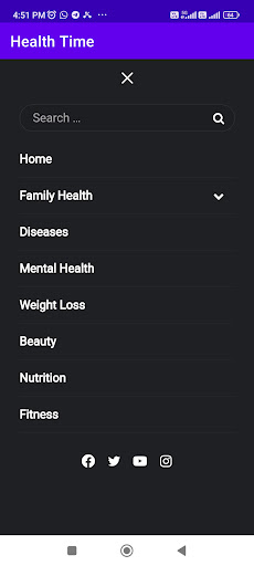 Health Time Press Screen 3