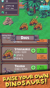 Idle Dino Zoo Mod Apk 1.0.0 (Sell Dinos) 3