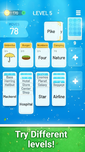Categories Solitaire screenshot 3