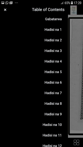 Littafin Arbauuna Hadith mai F Screen 3