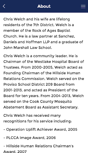 Illinois Rep. Chris Welch