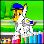 Coloring PawsPatrol Dog