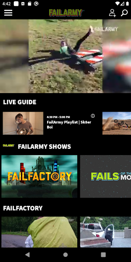 Android application FailArmy screenshort
