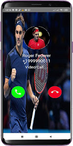 Screenshot 12 Roger Federer Fake Video Call android