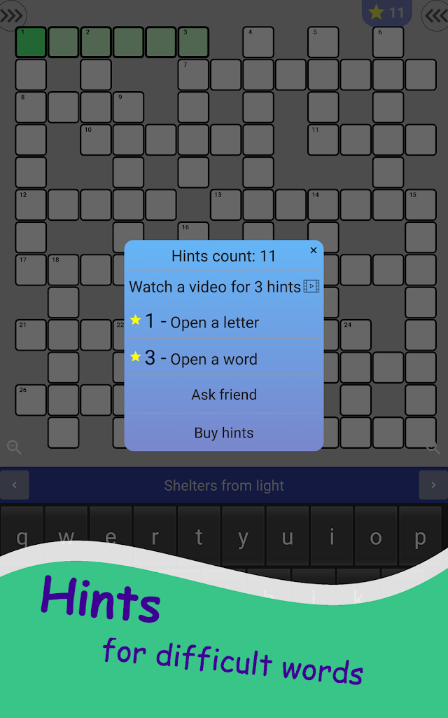 English Crossword puzzle Screenshot 9 English Crossword puzzle Screenshot 9