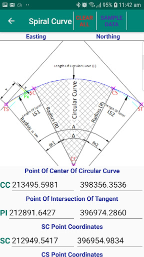 Survey Calculator Pro Screen 2