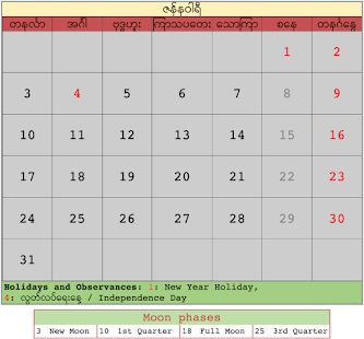 Myanmar Calendar 2022 7.0 screenshots 1