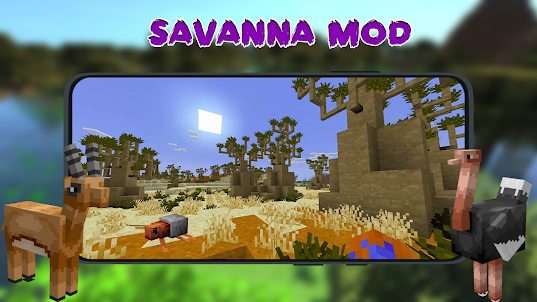 Savanna Mod For Minecraft PE