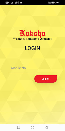 Android application WMA Kaksha screenshort