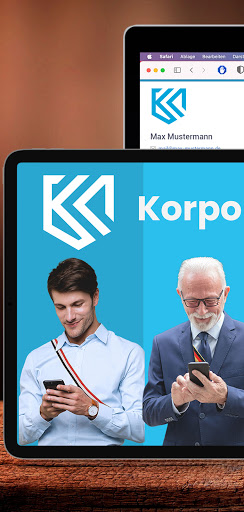 Android application Korponnect screenshort