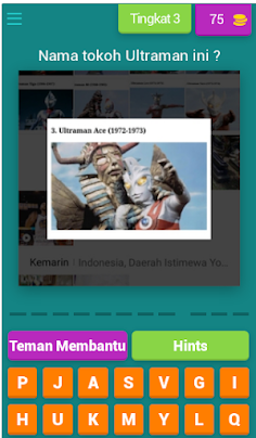 Game tebak gambar ultraman - Screenshot 4