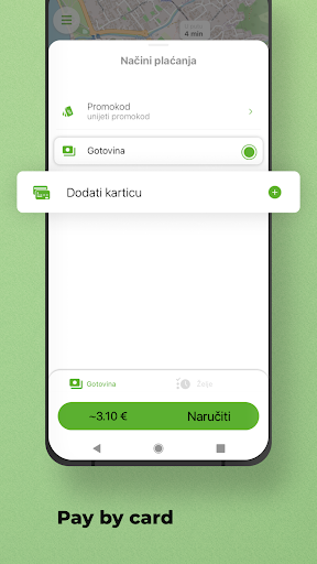 Greencar.me Taxi Screen 2