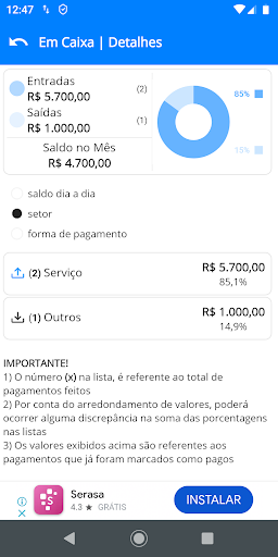 Conta em Dia Screenshot