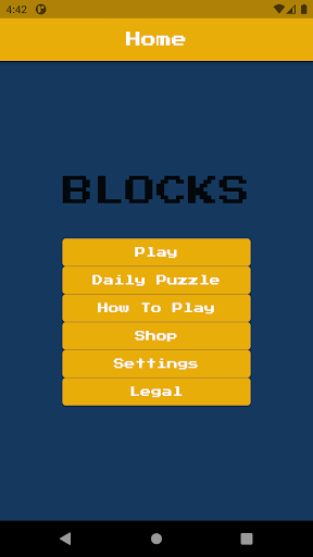 Android application Bayley's Blocks screenshort