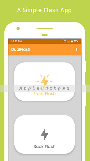 DualFlash: Front and Back Flas Screen 2