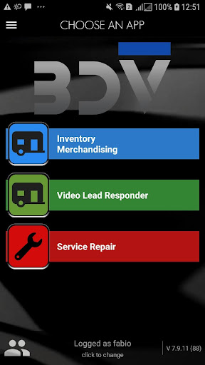 Android application BDV Pro screenshort