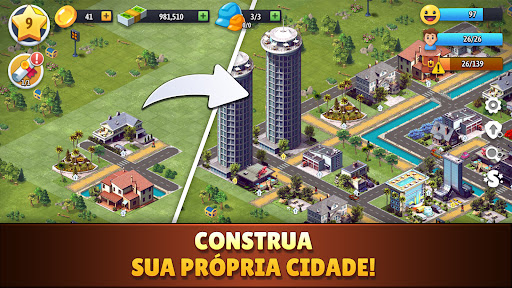 Visualização do aplicativo