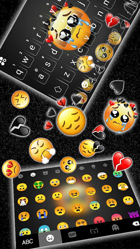 Gravity Sad Emojis Theme Screen 3