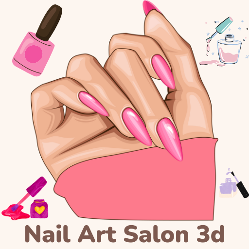Nail Art Salon 3d logo