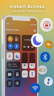 Control Center: IOS 15 android2mod screenshots 3