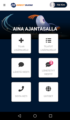 Android application DirectAppi screenshort
