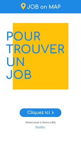 Android application JOB on MAP screenshort
