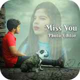 Miss You Photo Editor icon