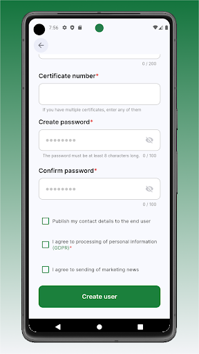 EKOM App Screen 2