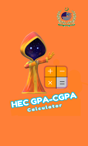 Android application HEC CGPA CALCULATOR: UOG CGPA screenshort