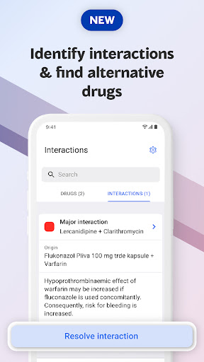 Android application Mediately Drug Registry screenshort