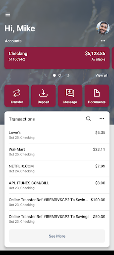Stillman Bank Screen 2